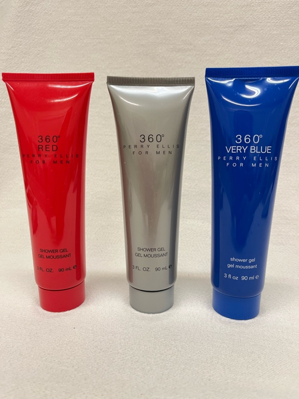 NEW - Perry Ellis 360 Men Shower Gel - Bundle
